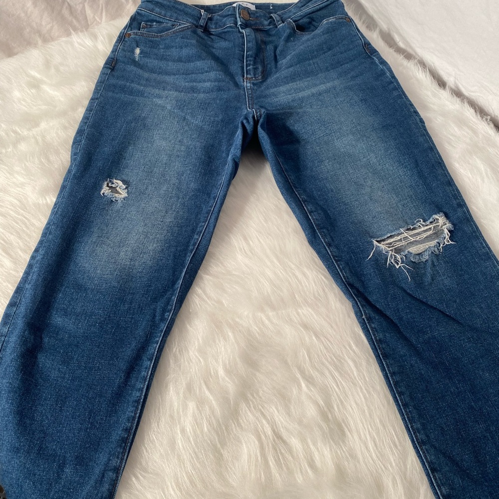 LOFT Curvy High Rise Jeans, Size 4P